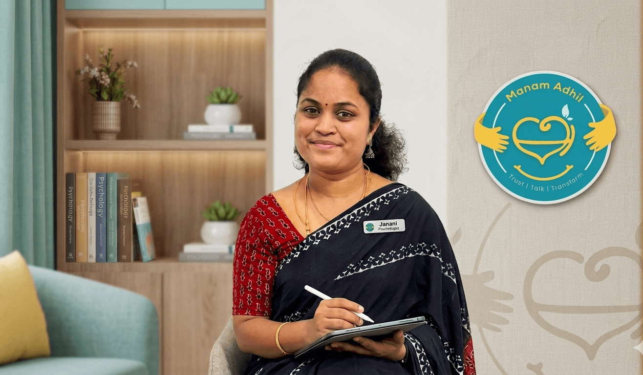 Janani K, Founder and Psychologist at Manamathil