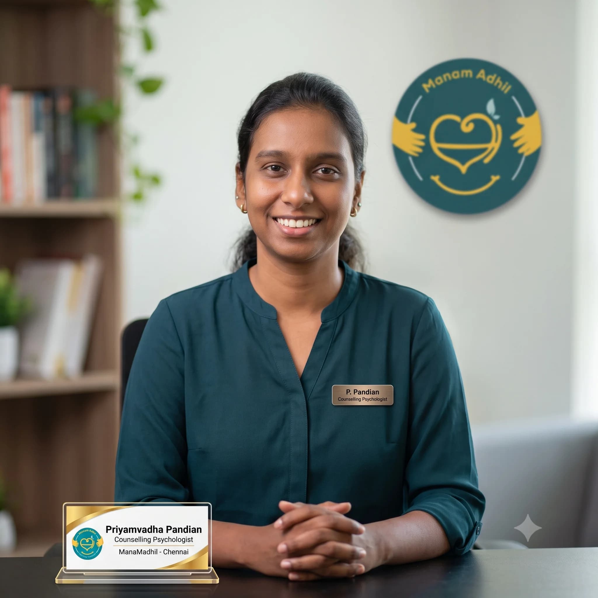 Priyamvadha Pandian, Counselling Psychologist at Manamathil